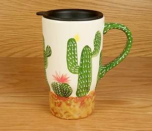 Sunnyvale Cactus Travel Mug