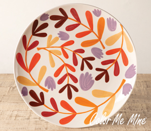 Sunnyvale Fall Floral Charger
