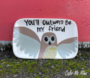 Sunnyvale Owl Plate