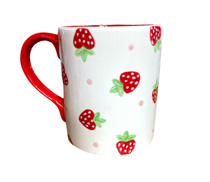 Sunnyvale Strawberry Dot Mug