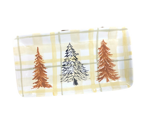 Sunnyvale Pines And Plaid Platter