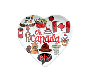 Sunnyvale Canada Heart Plate
