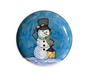 Sunnyvale Rustic Glazed Snowman